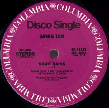 Janis Ian: Fly Too High / Night Rains