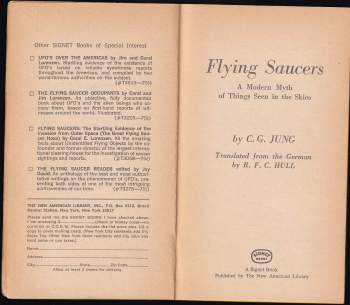 Carl Gustav Jung: Flying Saucers