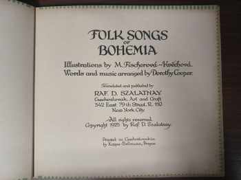 Dorothy Cooper: Folk Songs of Bohemia TOP STAV