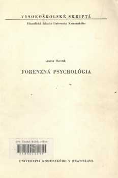 Forenzná psychológia