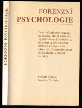 František Červinka: Forenzní psychologie