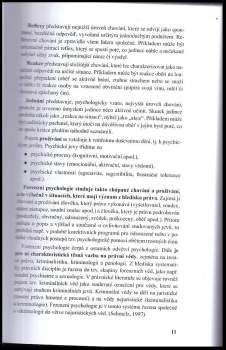 Ludmila Čírtková: Forenzní psychologie