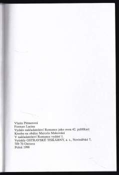 Vlasta Pittnerová: Forman Lacina