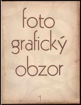 Fotogarfický obzor ročník XXXIX. 1931 1-12