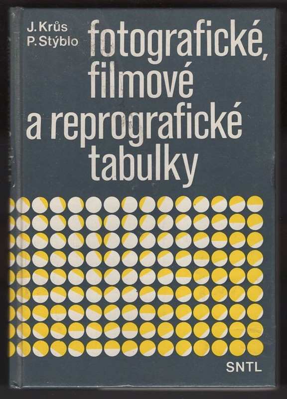 Josef Krůs: Fotografické, filmové a reprografické tabulky
