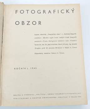 Vladimír Jan Fanderlík: Fotografický obzor, Ročník L.