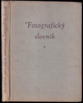 Milič Jiráček: Fotografický slovník