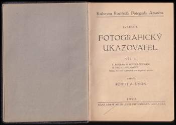 Robert A Simon: Fotografický ukazovatel