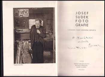 Josef Sudek: Fotografie
