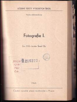 Jaroslav Šimek: Fotografie