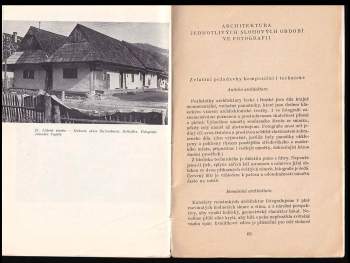 Eva Strnadová: Fotografování architektury