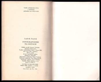 Ludvík Souček: Fotografujeme na cestách