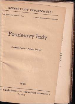 František Martan: Fourierovy řady