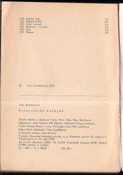 Jana Martinicová: Francouzská kuchyně