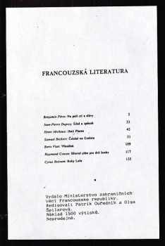 Francouzská literatura
