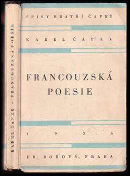 Francouzská poesie - 1. VYDÁNÍ