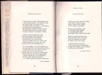 Karel Čapek: Francouzská poesie a jiné překlady Karla Čapka