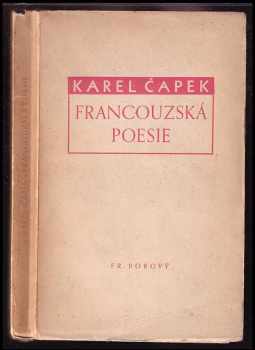 Francouzská poesie : (překlady) (1940, František Borový) - ID: 306149