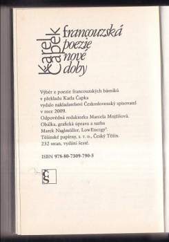Francouzská poezie nové doby