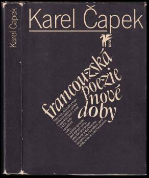 Karel Čapek: Francouzská poezie nové doby