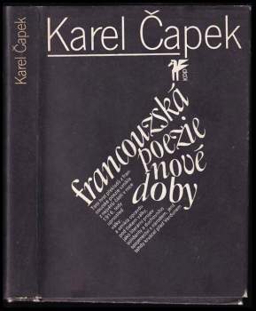 Karel Čapek: Francouzská poezie nové doby