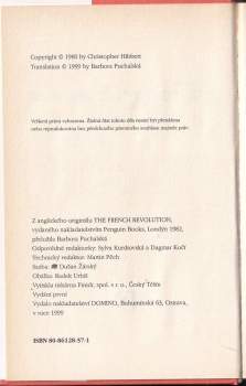Christopher Hibbert: Francouzská revoluce