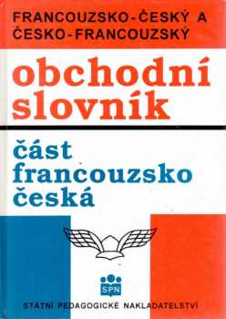 Josef Dubský: Francouzsko-český a česko-francouzský obchodní slovník