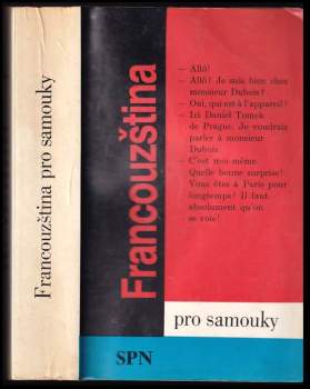 Francouzština pro samouky - Miroslav Pravda, Marie Pravdová (1984, Státní pedagogické nakladatelství) - ID: 757431