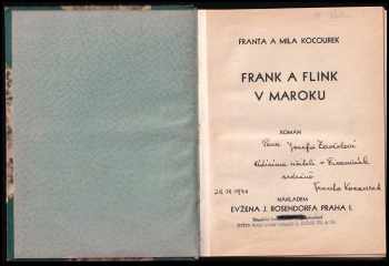 Franta Kocourek: Frank a Flink v Maroku