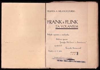 Milan Kocourek: Frank a Flink za volantem