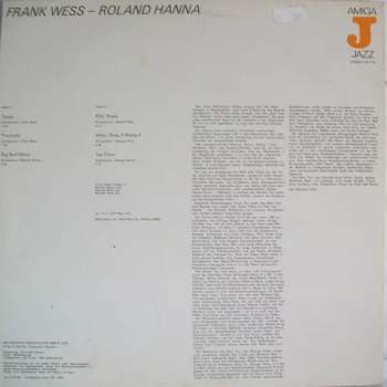 New York Jazz Quartet: Frank Wess • Roland Hanna