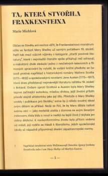 Mary Wollstonecraft Shelley: Frankenstein