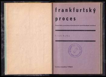 Erich Kulka: Frankfurtský proces