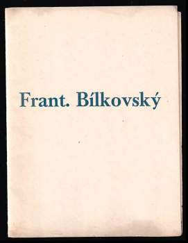 Frant. Bílkovský