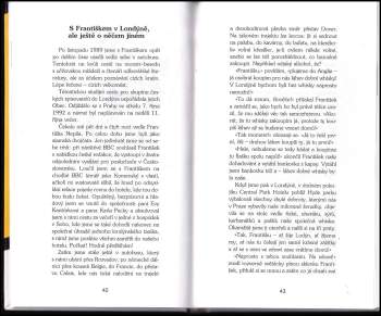 Ondřej Suchý: František, co Nepil pivo