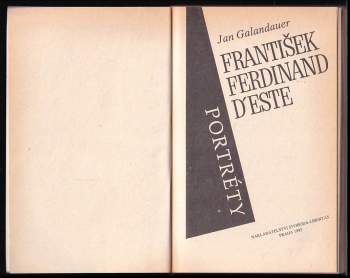 Jan Galandauer: František Ferdinand d'Este