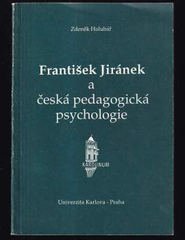 František Jiránek a česká pedagogická psychologie