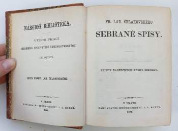 František Ladislav Čelakovský: Fr. Lad. Čelakovského Sebrané spisy