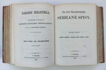 František Ladislav Čelakovský: Fr. Lad. Čelakovského Sebrané spisy