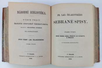 František Ladislav Čelakovský: Fr. Lad. Čelakovského Sebrané spisy