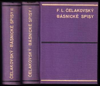 František Ladislav Čelakovský: Básnické spisy II