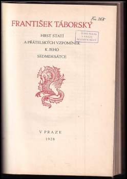 František Táborský: František Táborský
