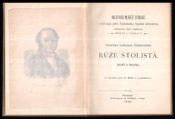 František Ladislav Čelakovský: Františka Ladislava Čelakovského Růže stolistá