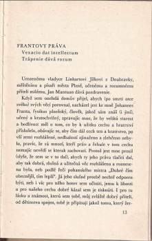 Jan Kudláček: Frantova práva a jiné kratochvíle