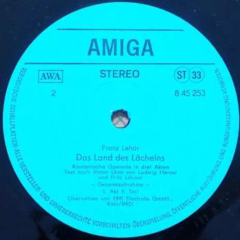 Franz Lehár: Franz Lehár - Das Land Des Lächelns (Gesamtaufnahme) (2xLP)