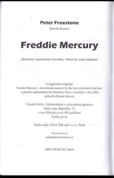Peter Freestone: Freddie Mercury