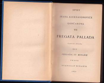 Ivan Aleksandrovič Gončarov: Fregata Pallada