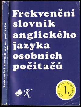 Frekvenční slovník anglického jazyka osobních počítačů