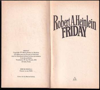 Robert A Heinlein: Friday