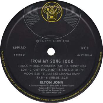 Elton John: From My Song Book